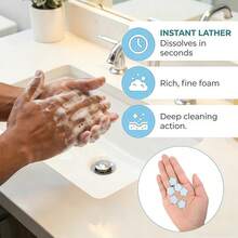 6 Lembar Sabun Cuci Tangan Wangi Portabel - Cocok untuk Mencuci Tangan, Mandi, Penggunaan Kamar Mandi, Perlengkapan Sanitasi. Mudah Dibawa. Aroma Segar. - MultiWarna - View 7