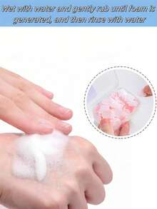 6 Lembar Sabun Cuci Tangan Wangi Portabel - Cocok untuk Mencuci Tangan, Mandi, Penggunaan Kamar Mandi, Perlengkapan Sanitasi. Mudah Dibawa. Aroma Segar. - MultiWarna - View 8