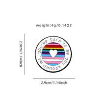 你就是我要做的珐琅胸针，时尚装饰胸针，衣领徽章，包包别针，珠宝礼品 - 彩色 - 查看 2