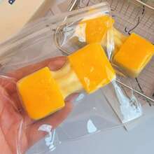 Realistic Squishy Cheese Mochi Squeeze Toy, Soft Stress Relief Squeezing Toy, Pressure Release Sensory Fidget Toy - Multicolor - View 7