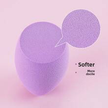 Makeup Sponge In The Shape Of A Gourd, Water Drop, And Angled Cut; Non-Latex Makeup Sponge For Cushion Foundation; Suitable For Both Dry And Wet Use - ngẫu nhiên - Xem 4