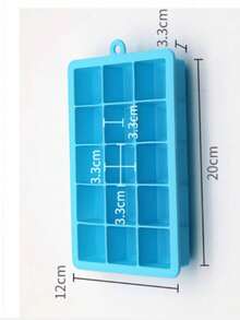 1 khay làm đá viên bằng silicon mềm, 15/24 ô, khuôn đá dễ lấy đá ra, máy làm đá đồ uống - Xem 3