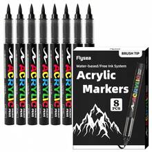 366/288/240/168/120/72/48/36/24/12 Colors Acrylic Marker Pen Set, Suitable For Painting, Illustration, Handicrafts, Coloring Books For Back To School, And Other DIY Projects On Paper, Fabric, Wood, Stone, Plastic, Glass, Ceramic, Pumpkin, Suitable For Students And Adults, Great Gift For Thanksgiving, Halloween, Christmas - Multicolor - View 19