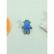 QIHOO Cartoon Bubble Buddy Enamel Pin Classic Anime Character Peripheral Novelty Funny Brooch Lapel Badge Jewelry Gift For Friends - 彩色 - 查看 8