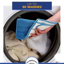 1 Set Flat Mop Replacement Mop Pads, Detachable Mop Head, Fine Fiber Mop Cloth For Wet And Dry Use - Replaceable Mop Cloth - View 8