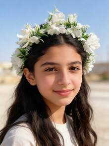 1 Stück Blumenkrone Haarschmuck, Teenager Haarschmuck, Feenkostüm, Bankett Dekoration, Hochzeitsoutfit, Feenelf, Frühlingsreise Dekoration, geeignet für Party und tägliches Tragen, geeignet als Teenager Geschenk, Fotorequisite - Verschiedenfarbig - Übersicht 4