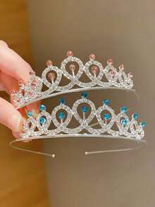 一款甜美的皇冠造型派对走秀礼服——送给女孩的完美礼物。 - 彩色 - 查看 2