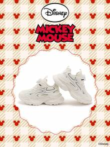 Authorized Collaboration With Mickey Mouse | A Pair Of Disney Children's Sneakers, Suitable For Daily, Festival, Sports, And Outdoor Wear. It Fits The Foot Comfortably, Is Anti-Slip, Wear-Resistant, And Breathable (Boys' Sneakers, Boys' Board Shoes, Children's Sneakers, Girls' Sneakers, Girls' Board Shoes) - Beige - View 2