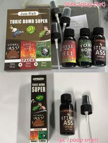 DOWMOO Bình xịt mùi xì hơi/Bình xịt gây buồn nôn/Đồ chơi dạng lỏng dùng cho ngày Cá tháng Tư, mùi hương độc đáo được thiết kế để tạo hiệu ứng trêu chọc, không phải vấn đề về chất lượng, chỉ dùng để giải trí, quà tặng cho bạn trai/bạn gái. - Nhiều màu sắc - Xem 7