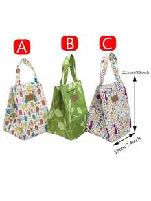 1pc Cartoon Insulated Lunch Bag, Thick Foil Thermal Lunch Box Bag, Large Capacity Lunch Tote, Portable Lunch Bag - Multicolor - View 2