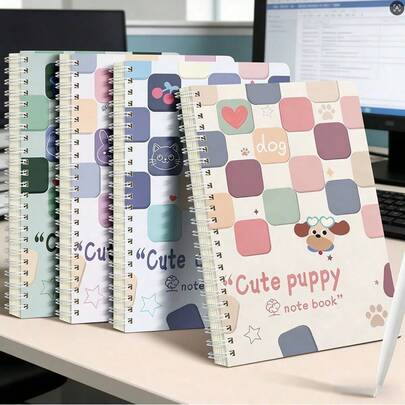 This Mini Portable Notebook Features A Cute Cartoon Design, Adding Fun To Your Daily Note-Taking. It Comes In A5 And B5 Sizes, Which Can Be Easily Placed In Your Backpack, Handbag Or Pocket, Allowing You To Record Your Inspirations Anytime, Anywhere.