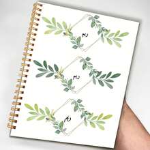 1pc A5 Spiral Notebook, Essential For Study And Office Use - A - View 6