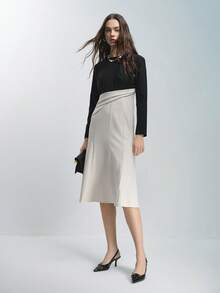 Women's Fashion Versatile Pointed Toe Buckle High Heel Sandals, 7cm Heel, Closed Toe - Black - View 4