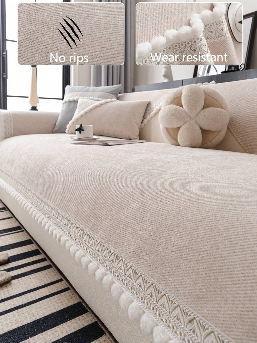 1 chiếc vỏ đệm sofa nhung mềm mại, bảo vệ ghế sofa đa năng dùng được cả bốn mùa, đệm sofa chống trượt tối giản hiện đại, chống bụi và dễ vệ sinh, mềm mại và không phai màu, thân thiện với thú cưng, phù hợp với phòng ngủ, văn phòng, phòng khách, sofa hình chữ L và sofa 1/2/3/4 chỗ ngồi.