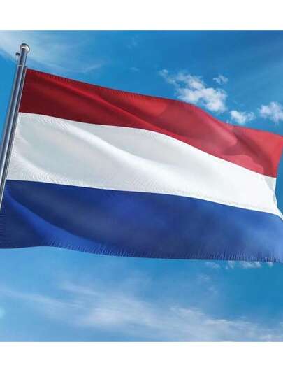 1 stuk Nederlandse nationale vlag, festivalbanner, tuinvlag, wedstrijdvlag, met levendige kleuren, Nederlandse stijl
