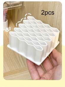 1pc Medication Storage Box, Ointment Dispenser, Organizer, Medicine Holder, Ointment Compartment Organizer, Desktop Cream Organizer, Multi-Function Ointment Tube Holder - View 8