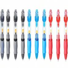 15pcs/Set 0.5mm Retractable Ballpoint Pen Set, Black/Red/Blue Ink Rollerball Pens, Writing Supplies, Office Stationery, Gift - 15 Multi-color Shades - View 4