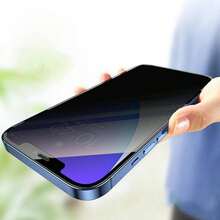 ZYSHI 4pcs Anti-Spy Tempered Glass Screen Protector For IPhone 17 16 15 14 13 12 11 Pro Max XR X XS Max 7 8 Plus, 5pcs Privacy Protection Tempered Glass For Smartphone - الأسود - مشاهدة 5