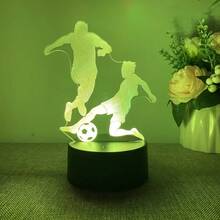 1pc 3D Cat Night Light, USB Powered Touch Control 7-Color Gradient, Creative Desktop LED Decorative Lamp For Bedroom, Living Room, Office And More - 彩色 - 查看 5