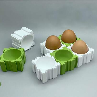New Type Of Egg Storage Rack With Infinite Splicing Buckles, Suitable For Kitchen And Refrigerator Egg Storage.