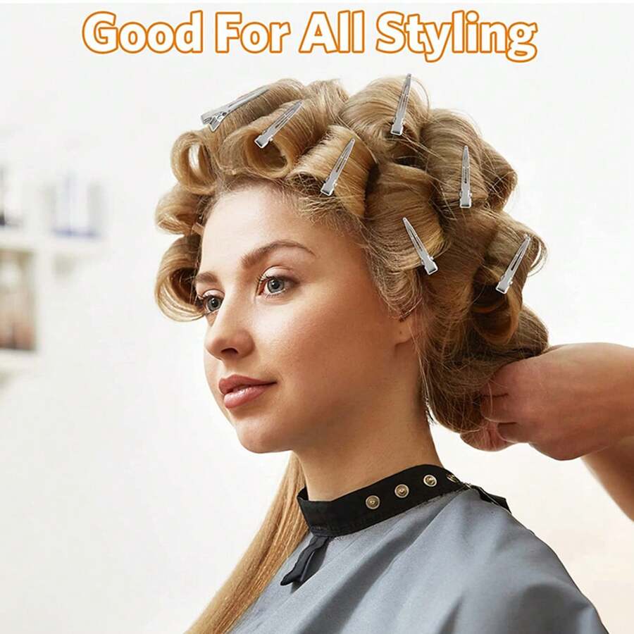 50pcs 4.5CM Blank Hair Clips, Suitable For DIY Hair Accessories And Styling Tools