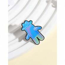 QIHOO Cartoon Bubble Buddy Enamel Pin Classic Anime Character Peripheral Novelty Funny Brooch Lapel Badge Jewelry Gift For Friends - 彩色 - 查看 5