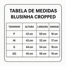 Kit 3 Cropped Basic Women's T-Shirt In Cotton - Multicolor - View 5