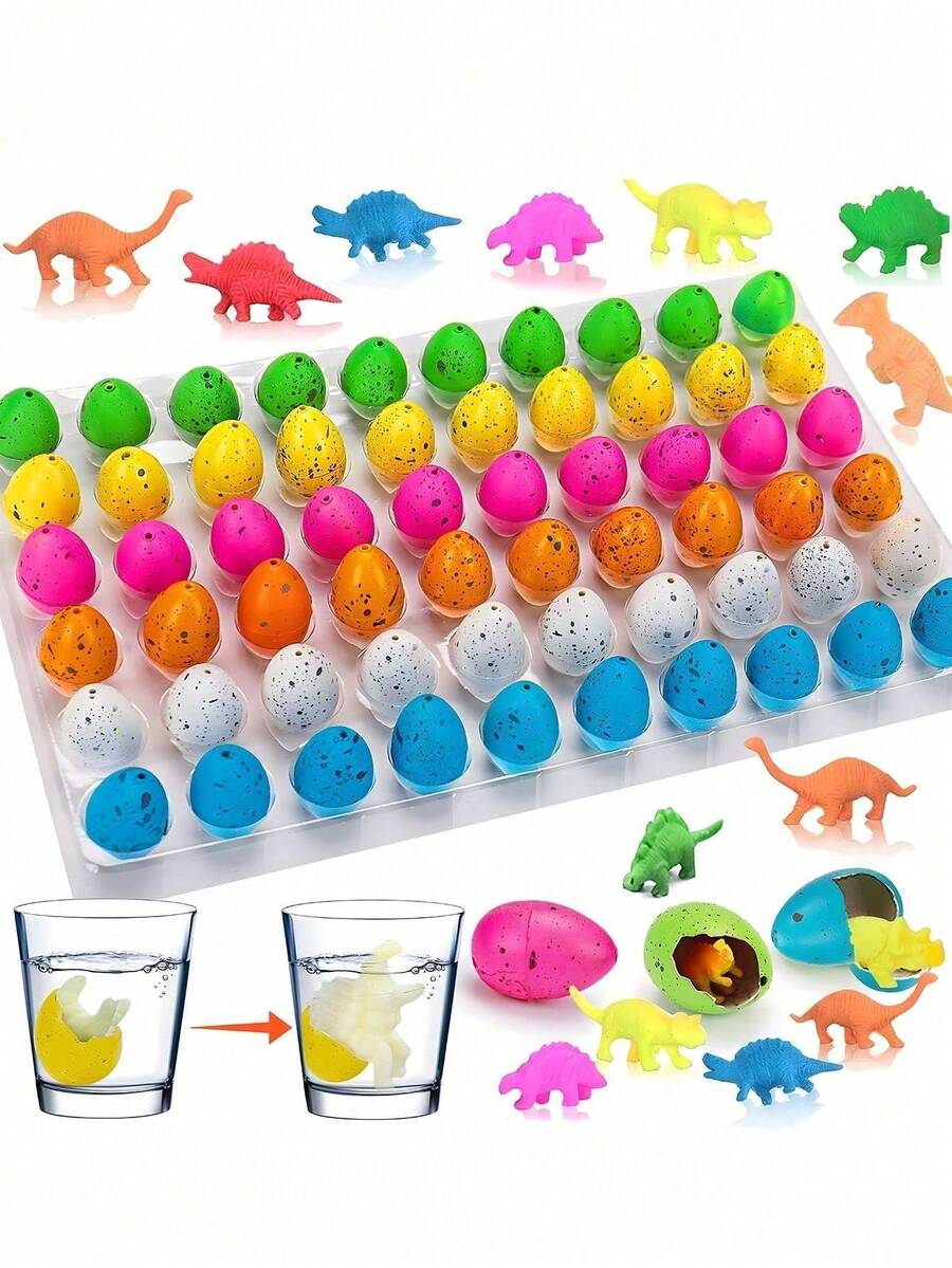 5/10/20/60pcs Fun Crack Egg Hatching - Dissolve In Water And Expand, Creative Birthday Gift For 14 Years And Above Gathering Activities - Multicolor - View 1