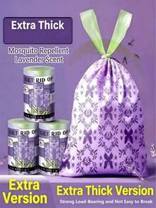 10个/50个/100个薰衣草香味加厚双面弹力强力垃圾袋，适用于厨房、餐厅、酒店、办公室等场合 - 多色 - 查看 1