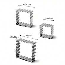 Best Selling Stainless Steel Cookie Cutter, Cookie Cutting Frame, Cookie Cutting Knife - Silver - View 7