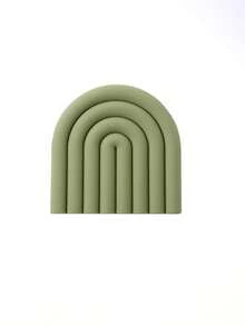 1pc Heat Resistant Silicone Trivet Mat, Non-Slip & Durable, Suitable For Hot Pots, Pans & Cups, Modern Kitchen Essential - View 8