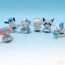 SANRIO 1/3/6 件装创意浪漫婚礼系列盲盒玩具，非常适合情人节、七夕节和婚礼装饰及礼品（手工制品，存在细微瑕疵，敏感者请谨慎购买） - 彩色 - 查看 6