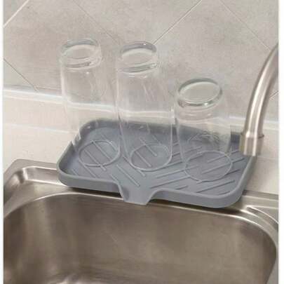 Jabonera de silicona, antideslizante, impermeable, estilo japonés creativo para el baño, tamaño grande