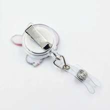 2D Cartoon Retractable Easy Clip, Grim Reaper Unicorn Cat ID Badge Holder, Nurse Doctor Teacher Work Badge Lanyard - One Size Fits All - View 11