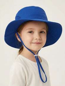 1-3Y3-6Y6-10Y Kids' Bucket Hat Summer Outdoor Sun Protection UV-Blocking Mesh Breathable Quick-Dry Sun Hat Beach Hat - 1PC - View 23