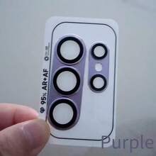 Galaxy S26/S26 Ultra/S26 Plus Rear Camera Metal Frame Tempered Glass Protective Case, Anti-Scratch, Bubble-Free, Full Coverage, High Definition - Black - View 9