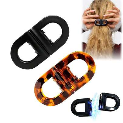 防滑扁平磁性发夹，磁性发夹，强力磁性造型夹，不留痕迹，适合女性居家及日常发型设计，易于使用