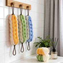 Unisex Exfoliating Bath Towel, Loofah Sponge, Bathing Ball, Shower Scrubber, Thick Mesh Shower Pouf, Durable Back Scrubber - Bath Strip - View 5