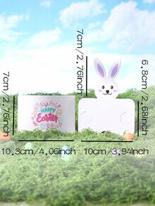 5pcs/Set Rabbit Cards-Holiday/Party Activities & Supplies Decoration Easter , Etc. - Multicolor - View 3
