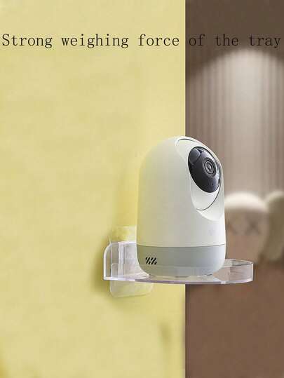 1pc No-Drill Wall Mount Universal Surveillance Camera Bracket Stand