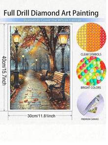 街景风景钻石画 古风全圆方钻马赛克钻石手工礼品 卧室装饰 - 圓鑽 - 查看 3