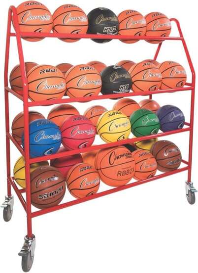 Champion Sports BRCPRO Pro Ball Storage Cart