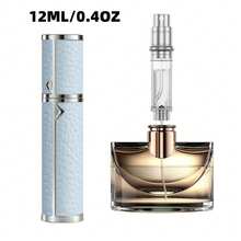 可填充皮革底座奢华旅行香水喷雾器，便携式迷你古龙水喷雾瓶 - 彩色 - 查看 76