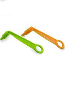 螺旋黄瓜切片器，适合做沙拉，创意家用蔬菜切片器，可切片黄瓜、胡萝卜和土豆 - 彩色 - 查看 4