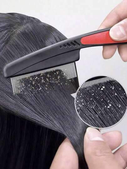 1pc Deep Cleansing Scalp Brush, Compact Teeth Dandruff Lice Removal Brush, Long Handle Hair Brush, Cat Deshedding Brush, Dog Deshedding Tool, Multi-Function Comb, Brush, Hair Brush, Edge Brush, Hair Brush, Comb, Hair Detangling, Knot Removing Brush, Ball Brush, Mini Hair Brush, Hair Brush Set