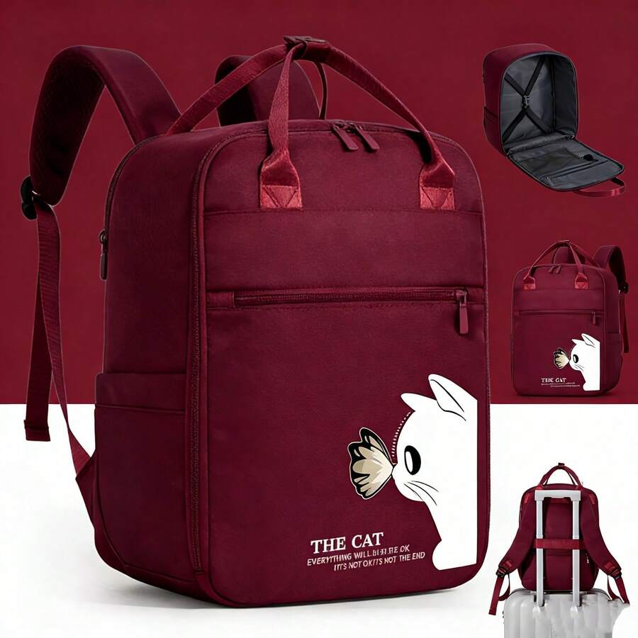 Myco 2025新款轻便旅行背包，瑞安航空40x20x30尺寸，符合客舱登机标准，简约设计，男女通用，学生适用，可装笔记本电脑，适合徒步旅行，返校礼物