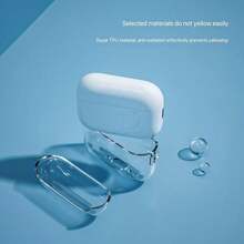 Funda de auricular compatible con , de TPU transparente de alta transparencia, adecuada para todos los modelos de Apple - transparente - Ver 5