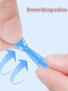 10/50/100/200pcs Professional Blackhead Removal Tool Set, Acne Needle, Facial Blemish And Acne Extraction Tool, Pimple Picking Needle - Professional Acne Removal Set, Suitable For All Skin Types, Facial Skin Pore Cleaning Tool Set, Facial Care Tool - Baby Blue - View 3