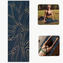 1 片 71*22 英寸瑜伽垫，多种花卉图案可选 - 防滑耐磨，加宽加厚健身垫，家用/专业初学者瑜伽训练垫 - 彩色 - 查看 13