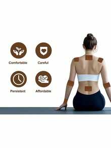 20/40/60片装天然虎标万金油贴，中草药热敷贴，持久超强效，非电动，适用于背部、膝盖、颈部、肩部、肌肉等部位。 - 查看 7